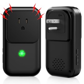 Power Failure Alarm, Freezer Power Outage Alarm 7 Sirens, Freezer Alarm with 0-110dB Adjustable LED Indicator 12H Alert, Power Loss Alarm Monitor for Refrigerator, Sump Pumps, Aquarium