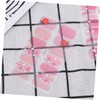 Baluue 3Pcs Flower Nail Stickers Full Cover Fake Nails for