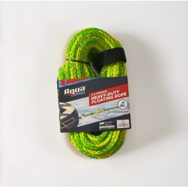 Aqua Leisure Aqua Pro 5-6 Person Floating Tow Rope - 6,100lb Tensile - Green