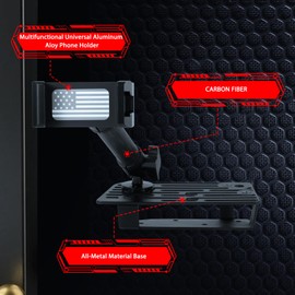 WXRYLYN 2024 2023 Maverick Dash Mount Phone Holder for 2022 2023 2024 Ford Maverick Metal Dash Platform Phone Mount Phone Holder 2024 Maverick Cell Phone Holder Dash Phone Mount