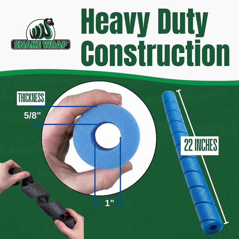 Oodles of Noodles SnakeWrap 4 Pack Multi-Purpose Pole Wrap 22