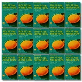 Healthnara Nutrione Pure Organic Lemon Juice 100 20g 14 packs 15 boxes (32594576) / 건강나라 뉴트리원 퓨어 유기농 레몬즙 100 20g 14포 15박스 (32594576)