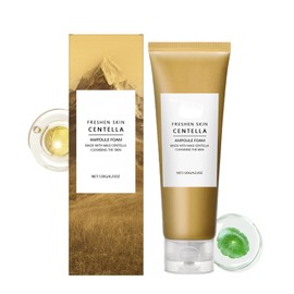Centella Asiatica feuchtigkeitsspendender Reiniger, Centella Cleanser, mit Hyaluronsäure, Centella Cleansing Foam,Sanft hautfreundlich, Beruhigend und Feuchtigkeitsspendend face clean jixuecao