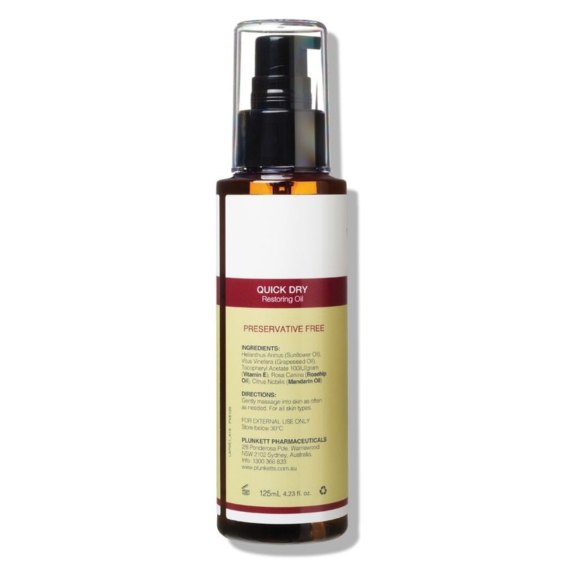 Plunketts Vita E Pure Vitamin E Quick Dry Oil 125