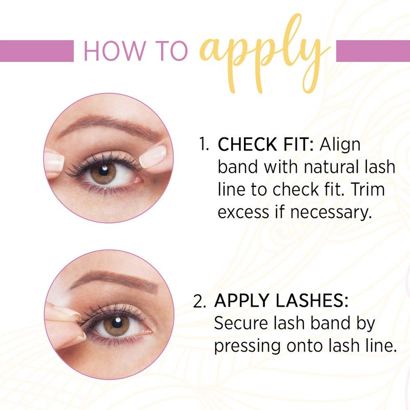 Andrea Redi-Lash Self-Adhesive False Lashes 21S, 4 pack