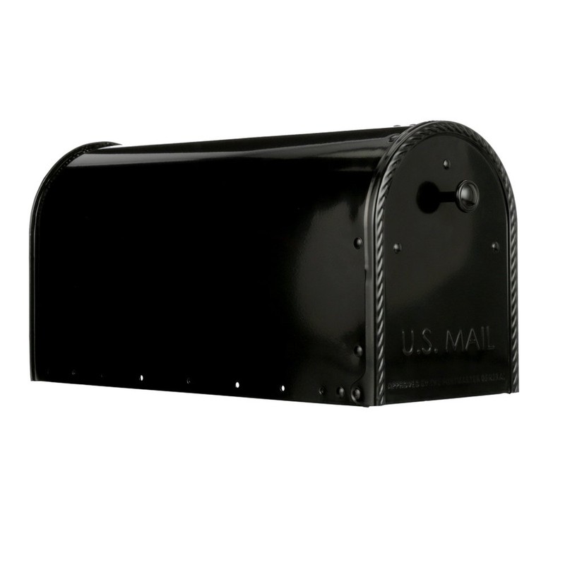Gibraltar Mailboxes EM160B00 Edwards Rural Mailbox, Large, Black