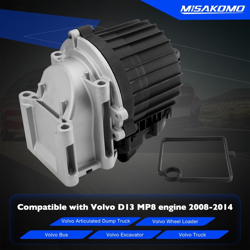 21122541 Crankcase Ventilation Oil Separator with Gasket - Volvo Oil