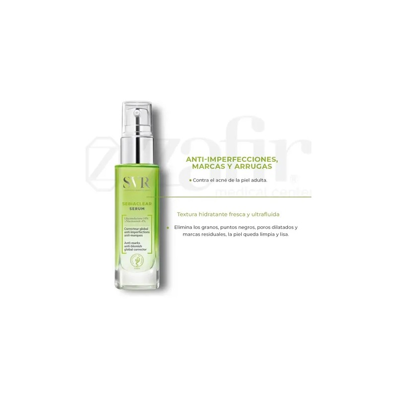 Serum Svr Sebiaclear Para Piel Grasa De 30ml30g