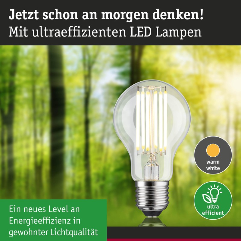 Paulmann 29222 LED Eco-Line AGL E27 1521lm 7.2W 3000K Clear