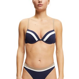 ESPRIT Women's Tayrona Beach RCS Pad.Plunge Bikini, Navy 1