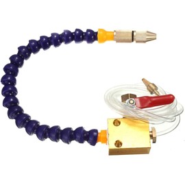 ChgImposs Mist Coolant Mist Lubrication System Unit, Metal Cutting Engraving Cooling Sprayer Machine with Air Pipe for CNC Lathe Milling Drill Machine