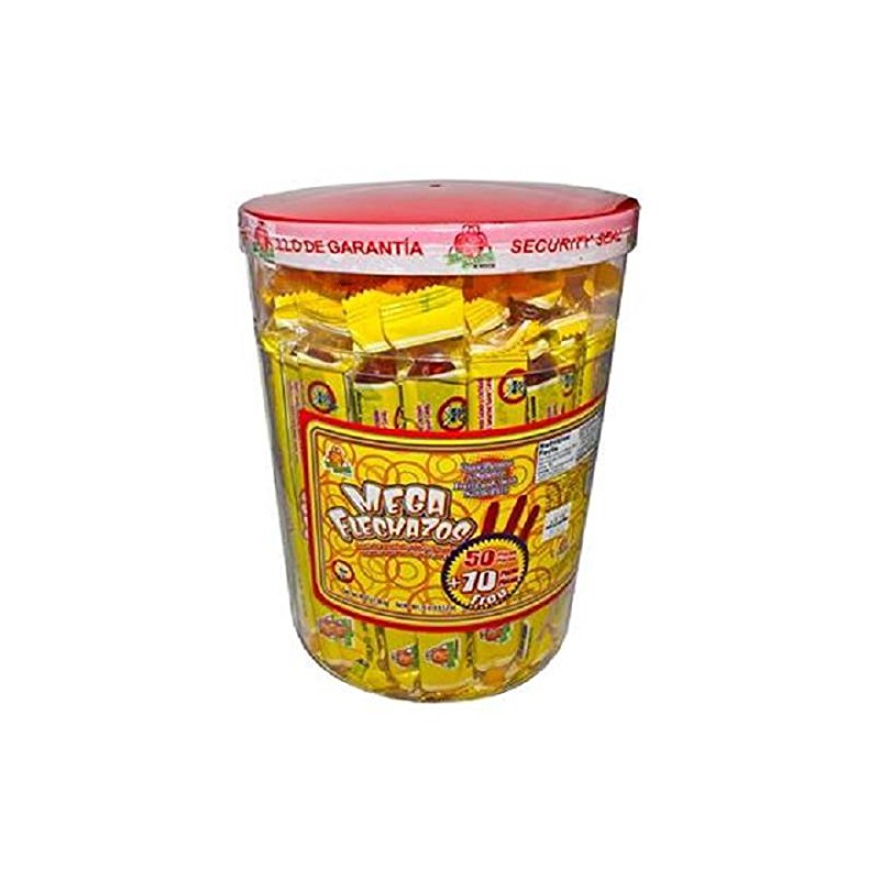 El Azteca Flechazos Mega, Hot & Salt Tamarind Flavor Candy