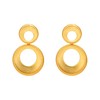 18K Gold Dangle Earrings for Women