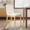 Nathan James Gracie Modern Upholstered Dining Room Chair with Cushion,