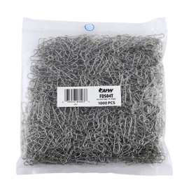 Duo Lock Snaps, Size #4, 50 lb (23 kg) Test, Bright, 1,000 pc