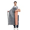 Nanxson Men's Waterproof Apron Thick Rubber Apron Adjustable Work Apron