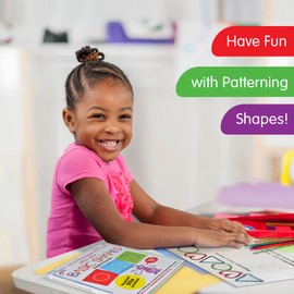 Wikki Stix Basic Shapes Kit Helps Kids Learn Individual Shapes and How to Combine Shapes with Colorful, Hands-on Fun Activities, Made in The USA