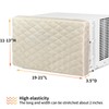 Homydom Air Conditioner Cover Inside,Window AC Unit Cover, Double Insulation