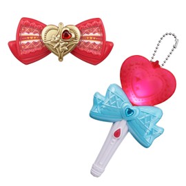Bandai Kimi and The Idol Pretty Cure Idol Heart Ribbon & Glitter Light Set