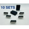 Rotus 5-10 Set CD4017 CD4017BE DIP-16 Decade Counter Divider IC
