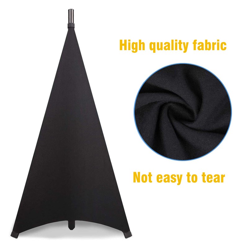 Speaker Stand Cover DJ Tripod Stretch Skirt Adjustable Stretchable Polyurethane