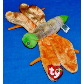 Ty GLOW Lightning Bug Firefly (6``) Beanie Baby 2000 Boys Girls 3+ MWMT#by:funbears5660
