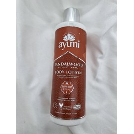 Ayumi Sandalwood & Ylang Ylang Body Lotion. Vegan, Cruelty-Free, Dermatological
