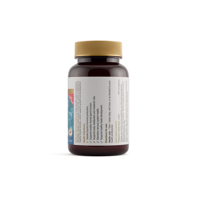 Herbs Of Gold Iodine Max 60 Tablets