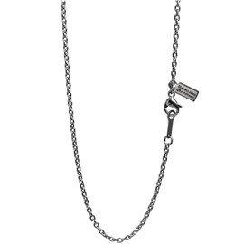 KJ Phiten Titanium Necklace, Azuki Necklace, Width 0.7 inches (1.9 mm), 15.7 - 23.6 inches (40 - 60 cm), Made in Japan, Sports, Hypoallergenic Metal, Titanium