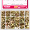 YEEZET 1092pcs M4 M5 M6 M8 M10 Metric Bolts and