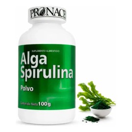 Alga Spirulina Pronacen en Polvo, Suplemento Natural para Energía y Bienestar de 100 g                                                                