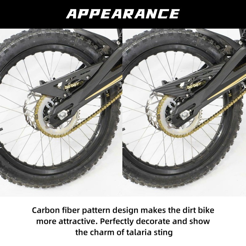 CHANGCHENG Motorcycle Chain Guards Electric Dirt Bike Chain Cover Protector