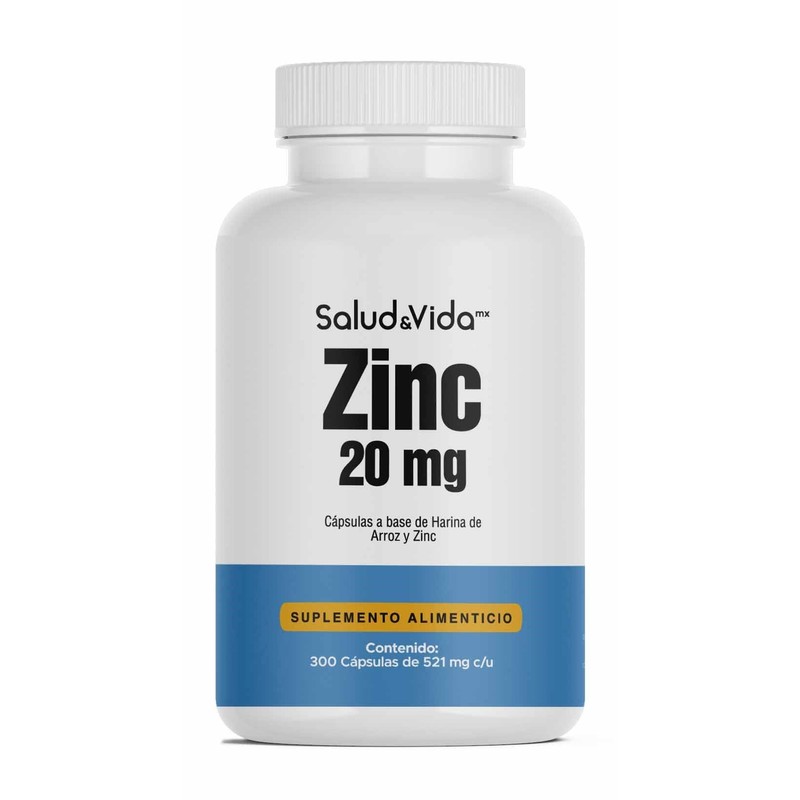 Salud & Vida MX Zinc 20 Mg | 300 C?psulas