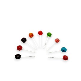 Classic Roll Lollipops-All 9 Assorted Fruit Flavors With Chocolate Center-1 lbs Of Americas Favorite Lollipop Individually Wrapped Peanut Free Gluten Free(16 oz)