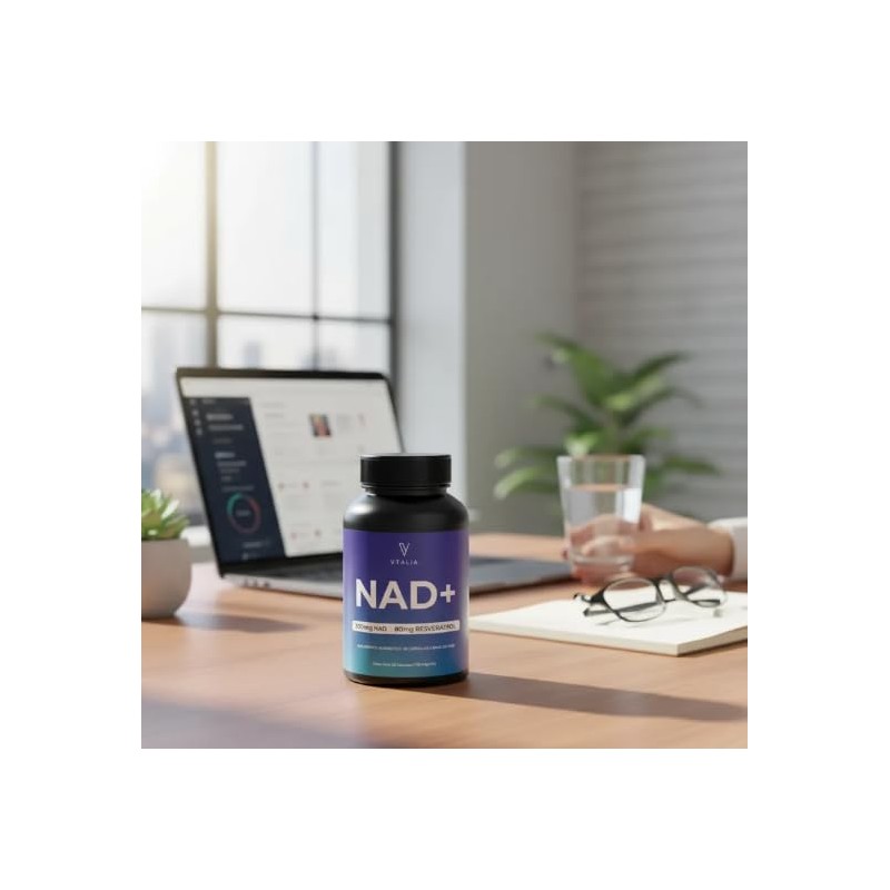NAD+ RESVERATROL | 60 cápsulas