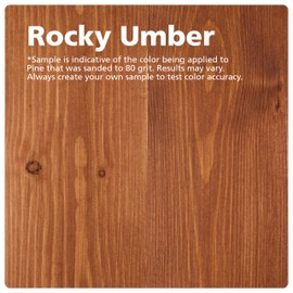 Rubio Monocoat DuroGrit Outdoor Wood Oil, Stain & Sealer - Rocky Umber | 1 Layer, UV Protection for Deck, Fence & Furniture | 30 ml Sample