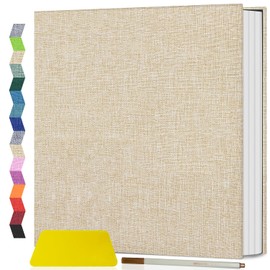 Popotop Photo Album Self Adhesive Scrapbook Album for 4x6 5x7 8x10 Pictures DIY Photo Book as Scrapbooking Supplies Kits, Birthday Gifts for Women Mom Wedding Baby Family Travel