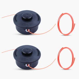 Haishine Trimmer Head Replacement, Autocut 25-2 Trimmer Head for Stihl FS120 FS90 FS100 FS85 FS110 FS130 FS200 Trimmer Brush Cutter Brush Cutter with 1M Strimmer Line (Pack of 2)