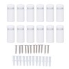12Pcs Wall Mount Standoff Screw Stainless Steel Mounting Screw for