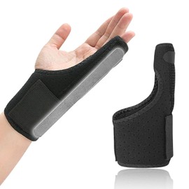 指サポーター フィンガーサポート（固定プレート付き）人差し指 サポーター 装着・固定 小指 薬指 中指 人差し指 骨折 フリーサイズ 左右兼用、男女兼用 (黒)