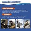 RETEPIF GY6 Starter Motor＋Starter Relay Solenoid compatible with 50cc 150cc