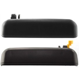 Garage-Pro Aftermarket Front Exterior Door Handle Compatible with 1995-1999 Toyota Tercel and 1996-1998 Toyota Paseo Plastic, Textured Black, Set of 2, Driver and Passenger Side