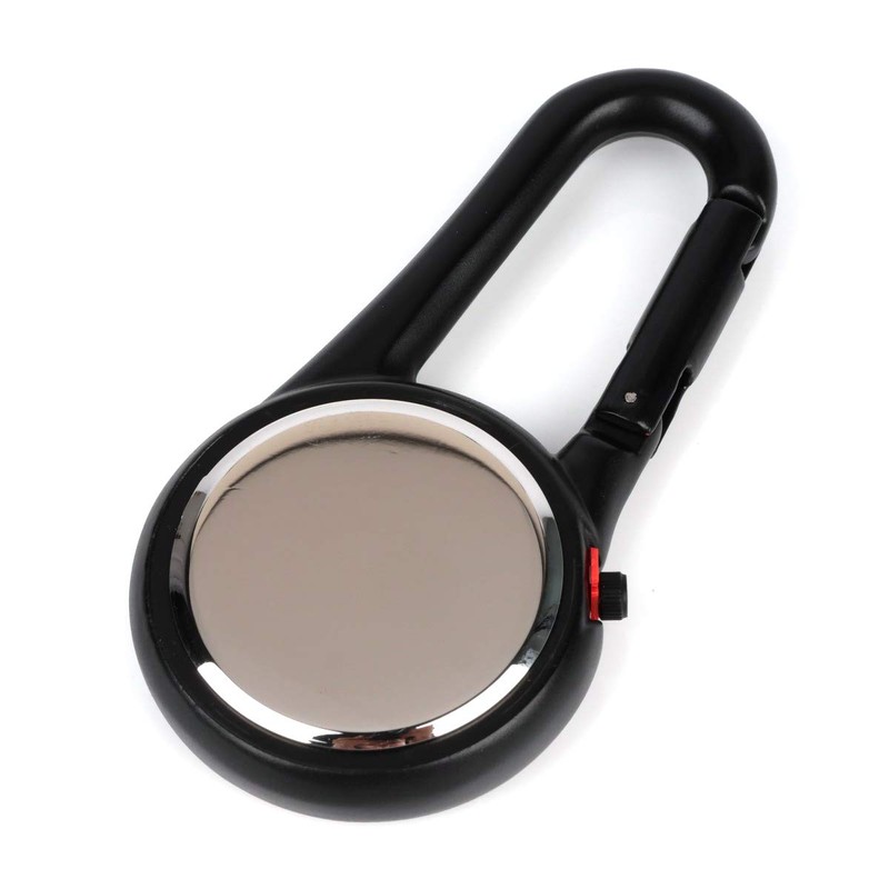 WONOLO Clip on Carabiner Luminous Face FOB Digital Watch for