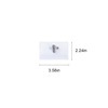 WEAXIO 50pcs Name Badge Holders - Pin & Clip Style