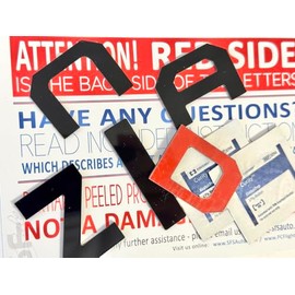 Generic Glossy Black Front Grille Letters Compatible with Tundr 2022-Up ABS Plastic Selfadhesive Inserts Not Decals