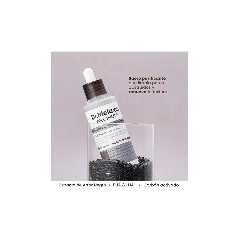 Ampolla Exfoliante e Hidratante Rostro Dr Melaxin Agua de Arroz