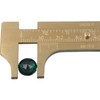 EX ELECTRONIX EXPRESS Brass Gauge Bead Ruler - Measure &