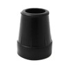QTY 4x: 19mm 3/4" BLACK RUBBER FERRULES FOR WALKING STICKS