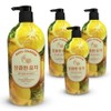 Happy Bath Real Garden Yuzu Body Wash 900g 4pcs / 해피바스 리얼가든 유자 바디워시 900g 4개