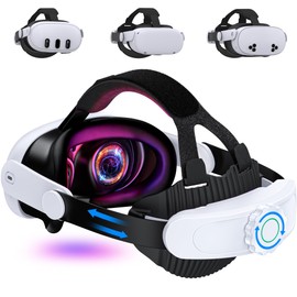 Comfort Head Strap Compatible with Meta Quest 3S/Quest 2/Quest 3 Head Strap, Adjustable Elite Strap Support for Meta Quest 3 Accessories